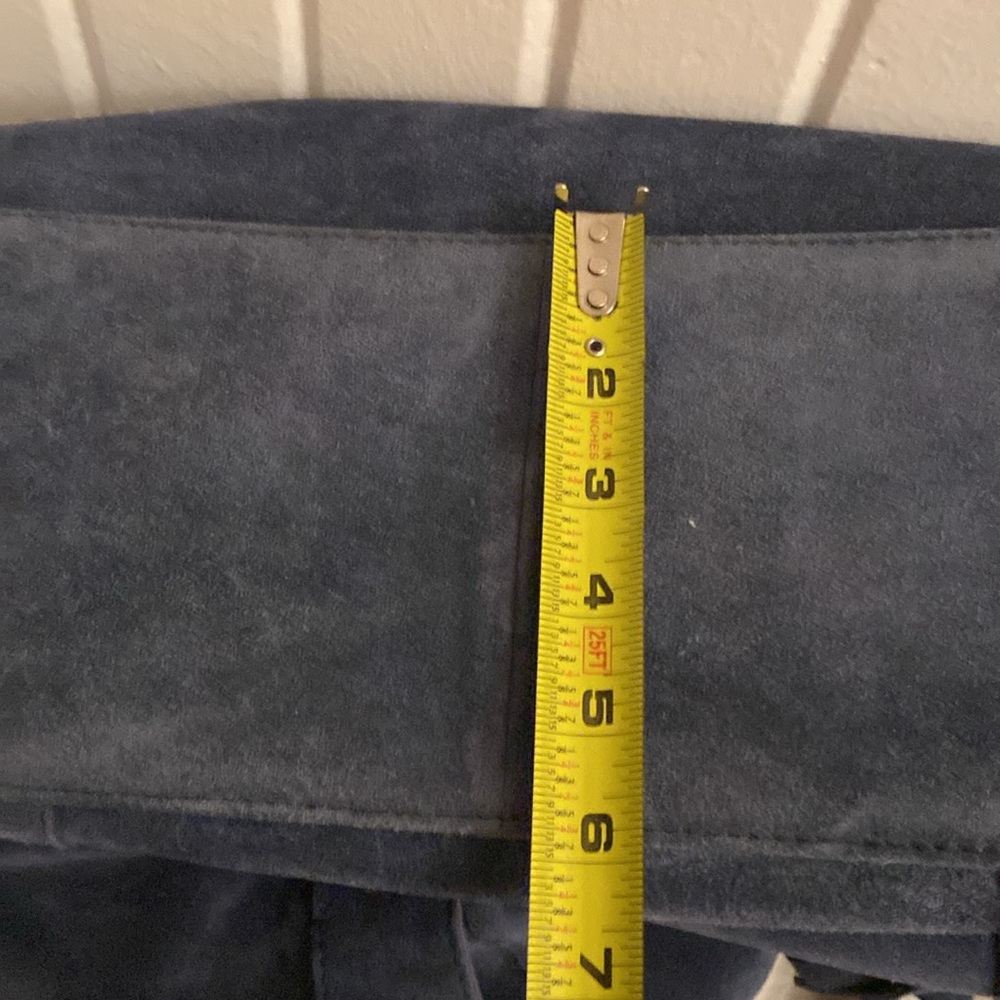 Blue suede bag brand new - Picture 4 of 6